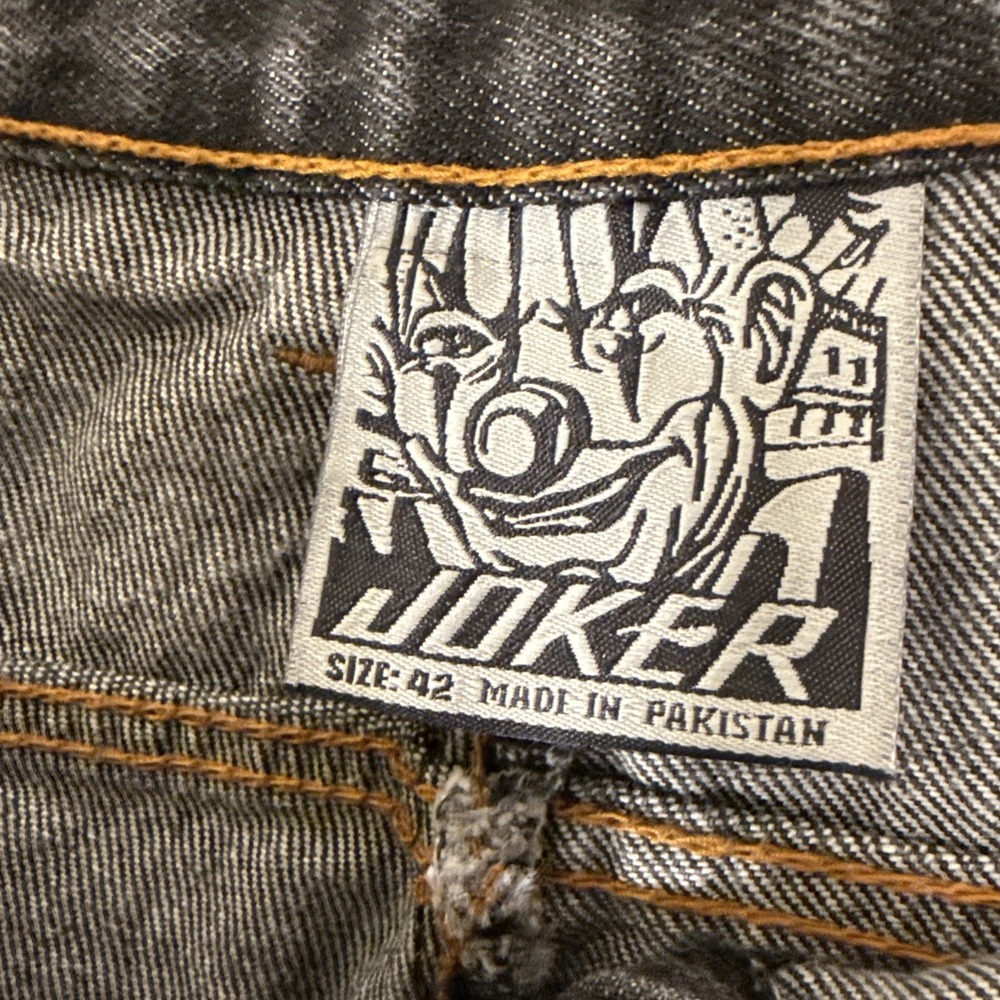 JEANS WIDE LEGJoker Brand Men 42x32  Hip Hop Skater Style RN 106892 DARK BLUE